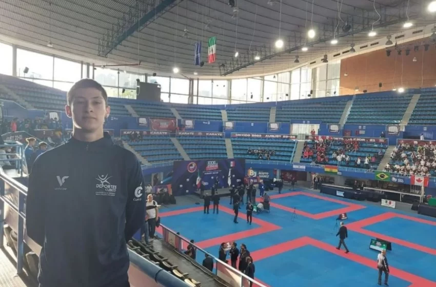  Gaspar Orellana representa a Curicó en XXXI Campeonato Panamericano Juvenil de Karate México 2022
