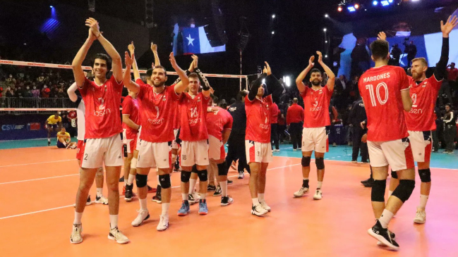  Campeones! Chile conquistó el sudamericano de voleibol tras batir en la final a Argentina